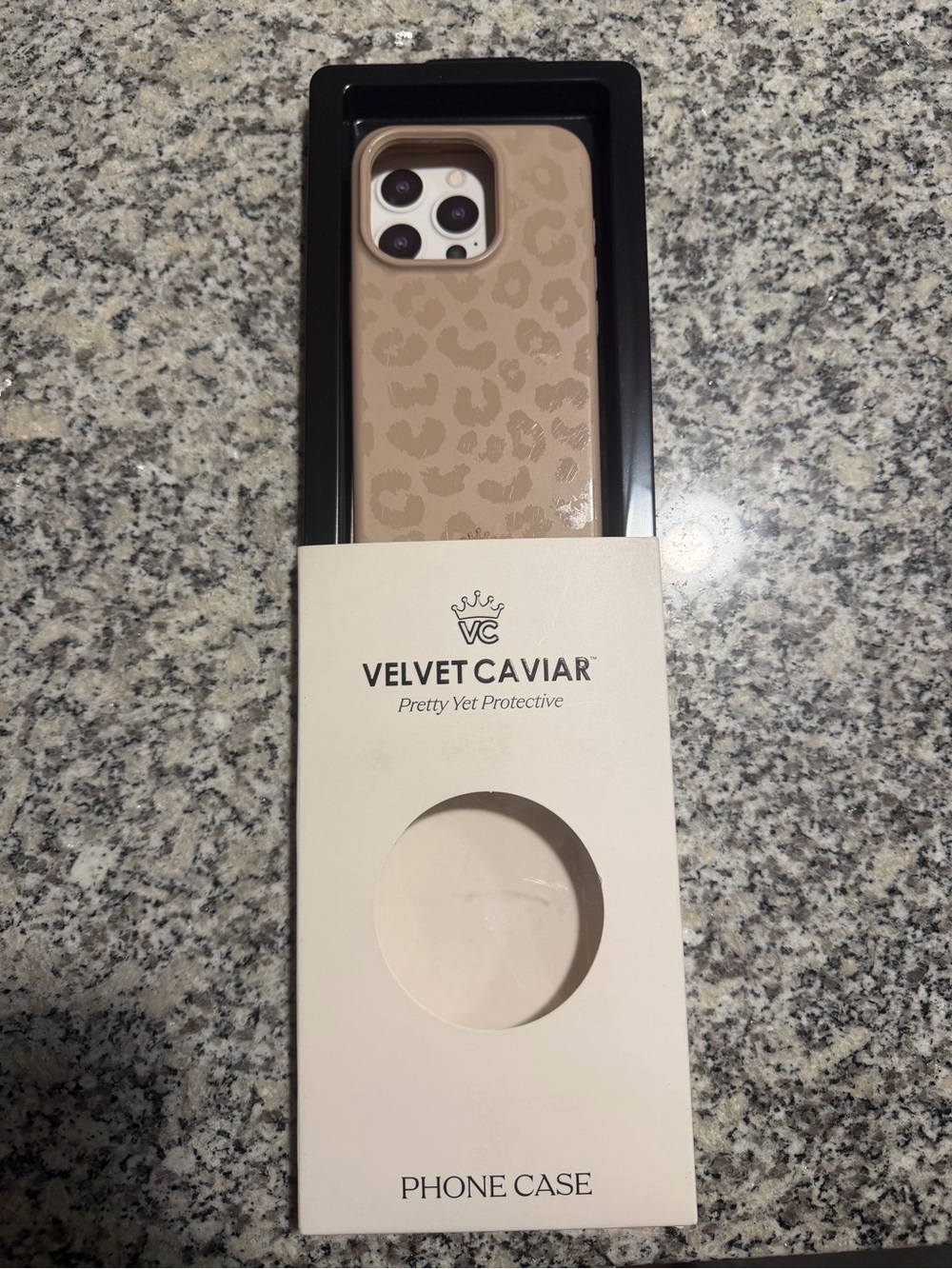 Velvet Caviar Taupe Leopard Print Phone Case